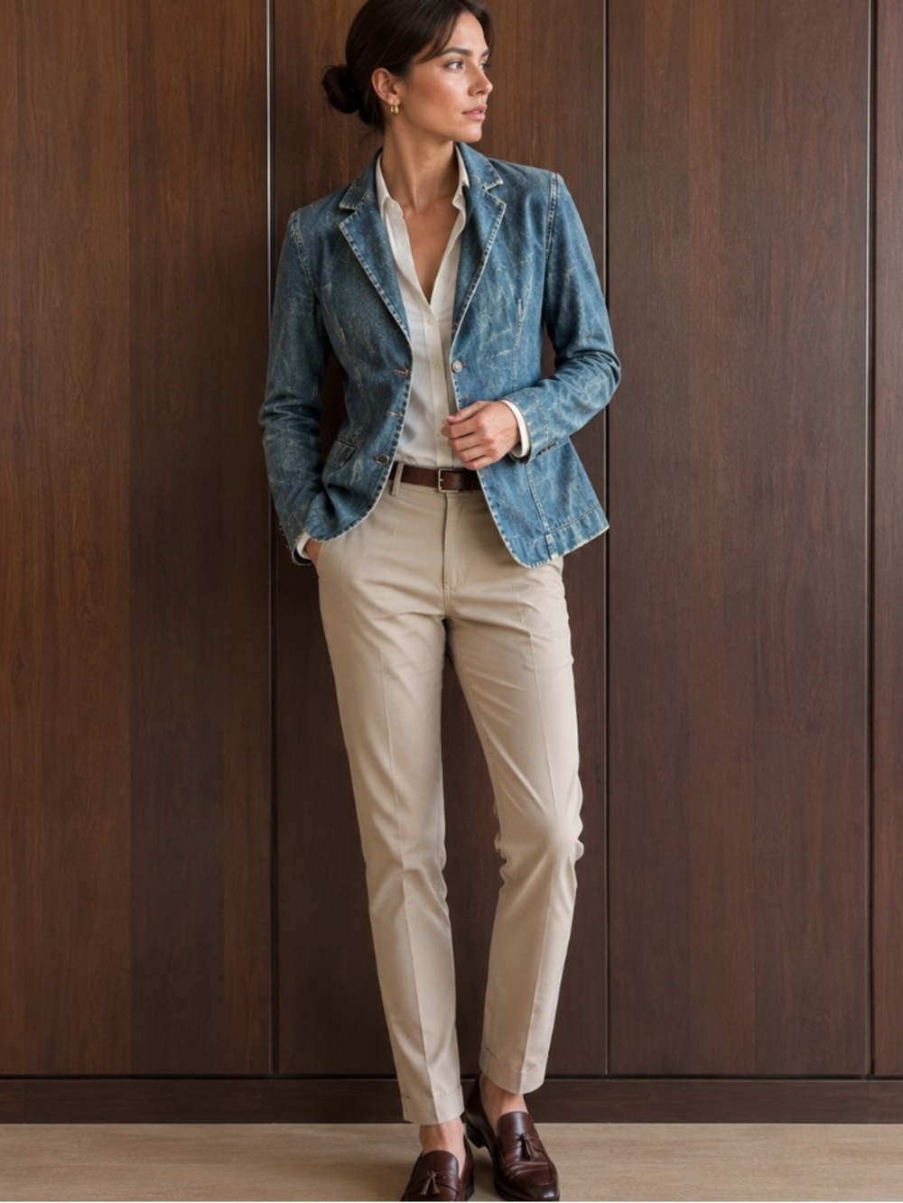 Antonio Berardi Women's Denim casual  Blazer Jean Jacket size 6